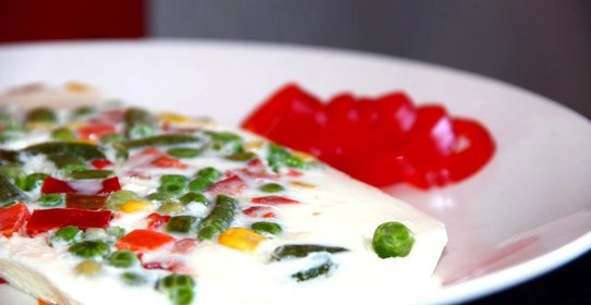 Омлет с мексиканской смесью