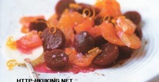 Салат из свеклы с апельсинами