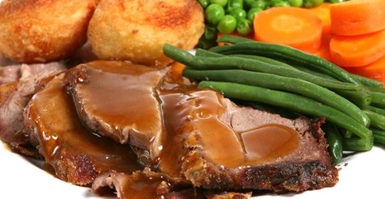 Жареная баранья нога