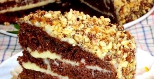 Шоколадный торт на кефире Фантастика