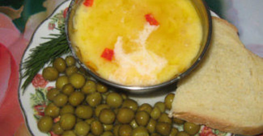 Пикантный жюльен с креветками и перцем