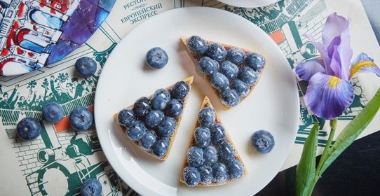 Тарталетка с голубикой