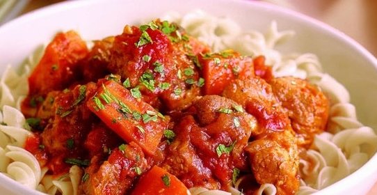 Поджарка из свинины в мультиварке