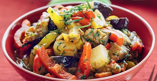 Аджапсандали с картошкой