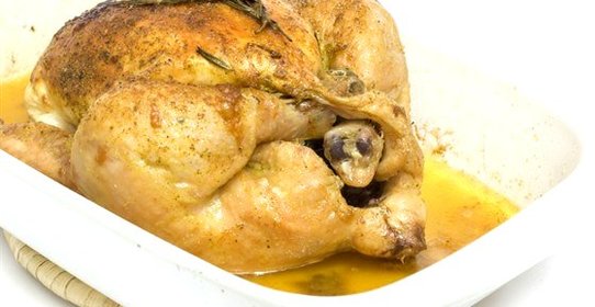 Курица, запеченная по‑французски