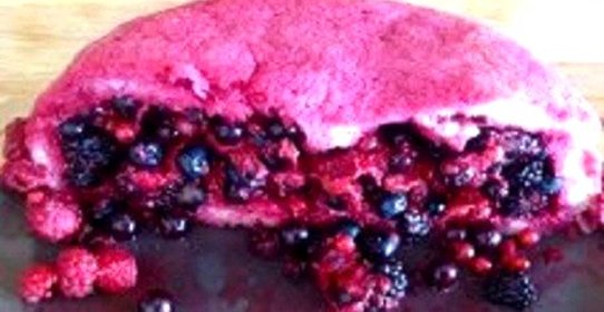 Летний пудинг с ягодами