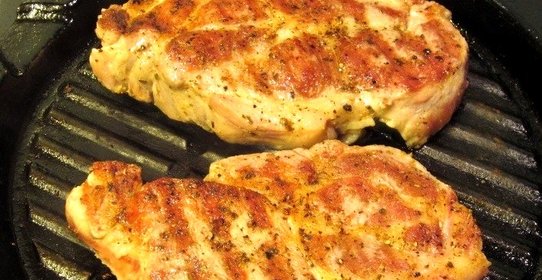 Стейк из шейки свинины