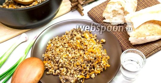 Гречневая каша с тушёнкой