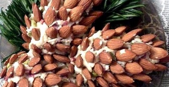 Новогодний салат Шишка