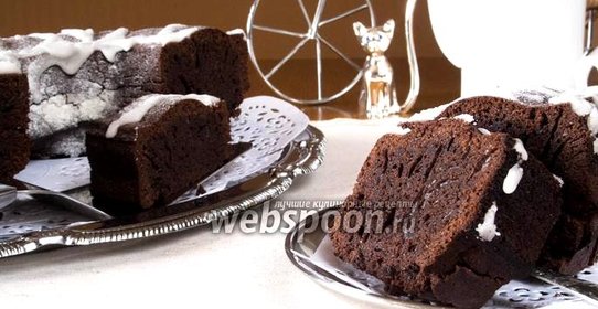 Шоколадный кекс с корицей