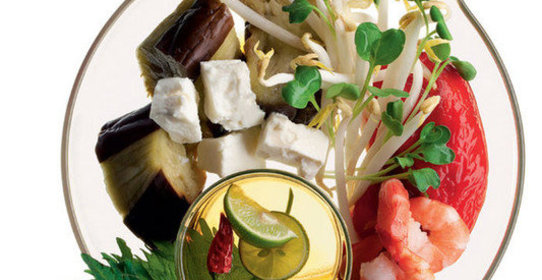 Салат из сои по-гречески