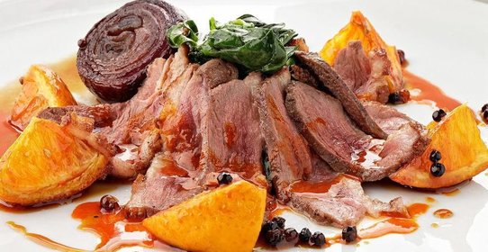 Утка с апельсиновым соусом «Катерина Медичи»