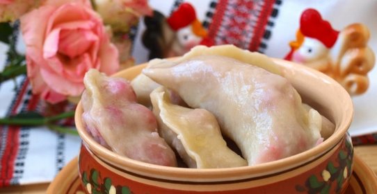 Вареники с вишнями из постного заварного теста