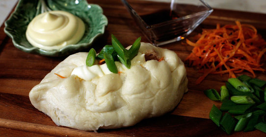 Корейские паровые пирожки