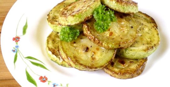 Жареные кабачки без муки