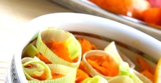 Морковный салат с лимонной заправкой