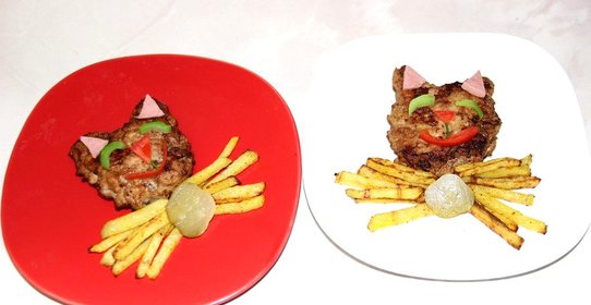 Детское блюдо Котята