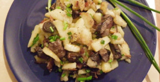 Картошка с грибами По-домашнему