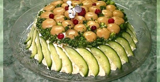 Салат «Грибная поляна»