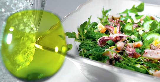 Салат с морепродуктами