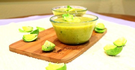 Пюре из брюссельской капусты