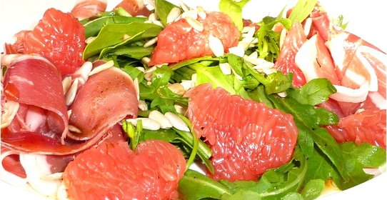 Пармская ветчина с рукколой