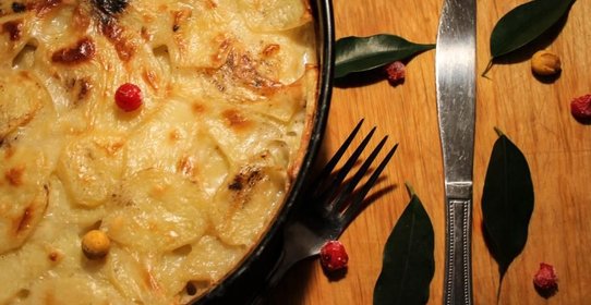 Картофельный гратен