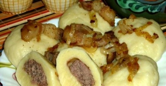 Галушки с фаршем