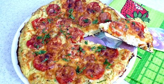 Пицца из кабачков