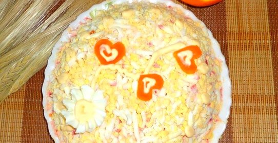 Салат с гусиной грудкой