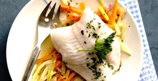 Пангасиус на пару