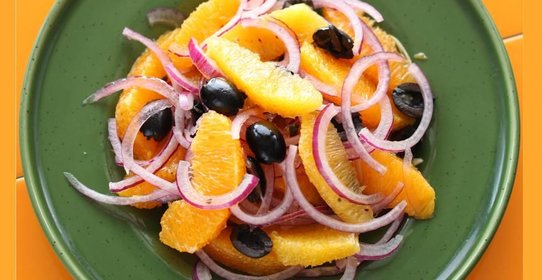 Салат из апельсинов