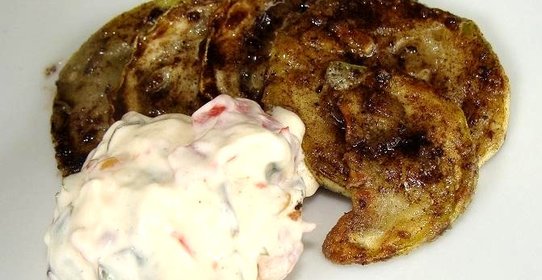 Жареные кабачки под итальянским соусом