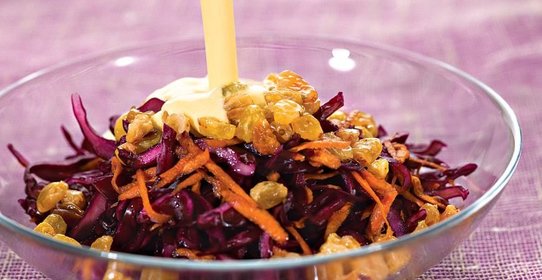 Салат из красной капусты