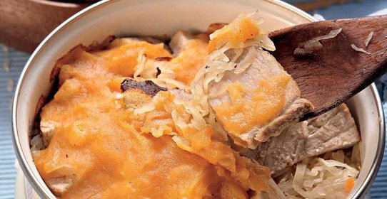 Смаженина с кислой капустой