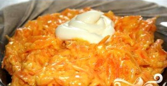 Зимний морковный салат