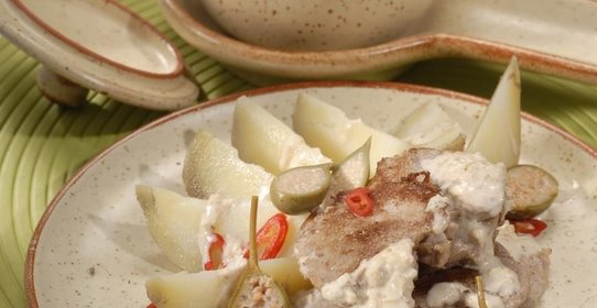 Лингвинни с морепродуктами по Каталонски