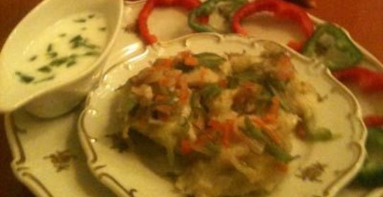 Клецки картофельные с душами