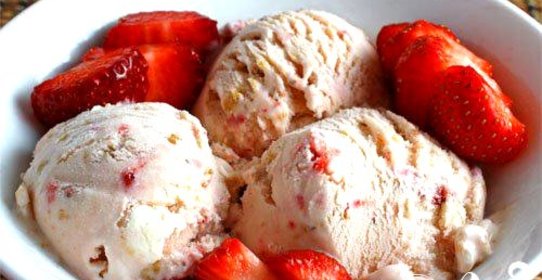 Мороженое Пьяная клубника