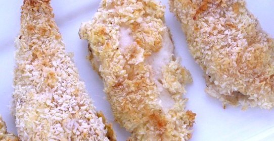 Куриное филе в кокосовой панировке