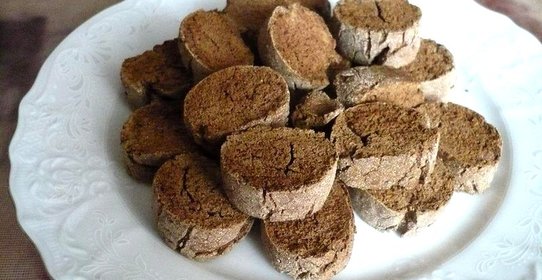 Ржаные шоколадные бискотти