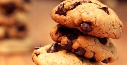 Воздушное печенье с шоколадом