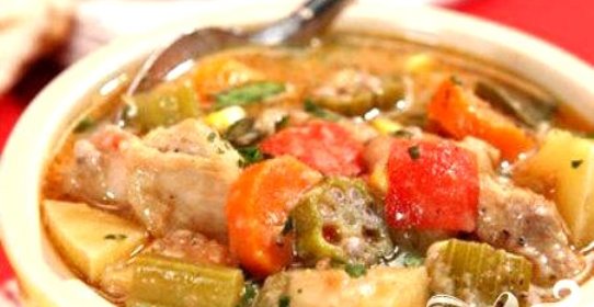 Жаркое из курицы, картофеля и сельдерея