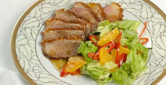 Утиные грудки с апельсиновым соусом