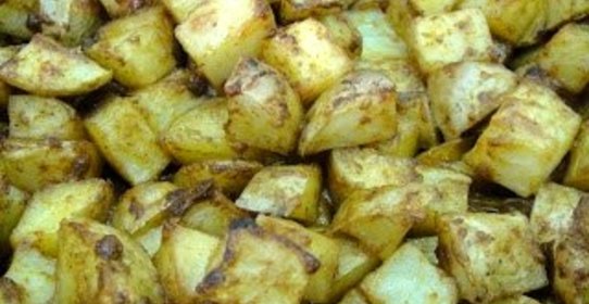 Картофель в духовке с пармезаном