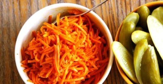 Салат из моркови с имбирем