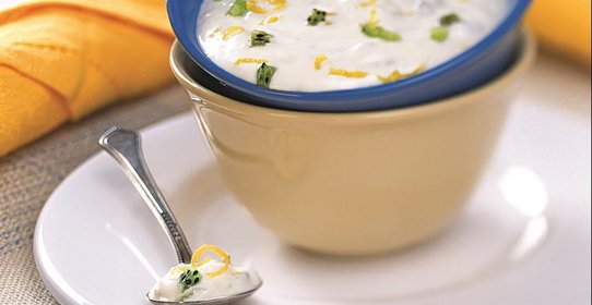 Крем из рикотты с кокосом и киви