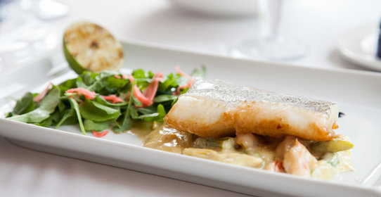 Палтус запеченный