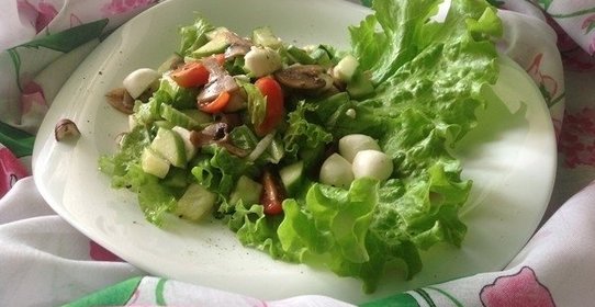 Хурма, запеченная с мороженым