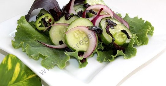 Тайский салат из огурцов